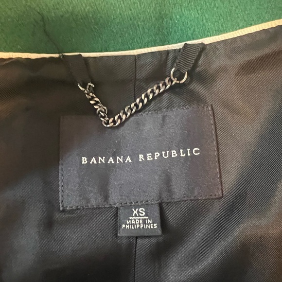 Banana Republic green wool coat - Picture 2 of 3